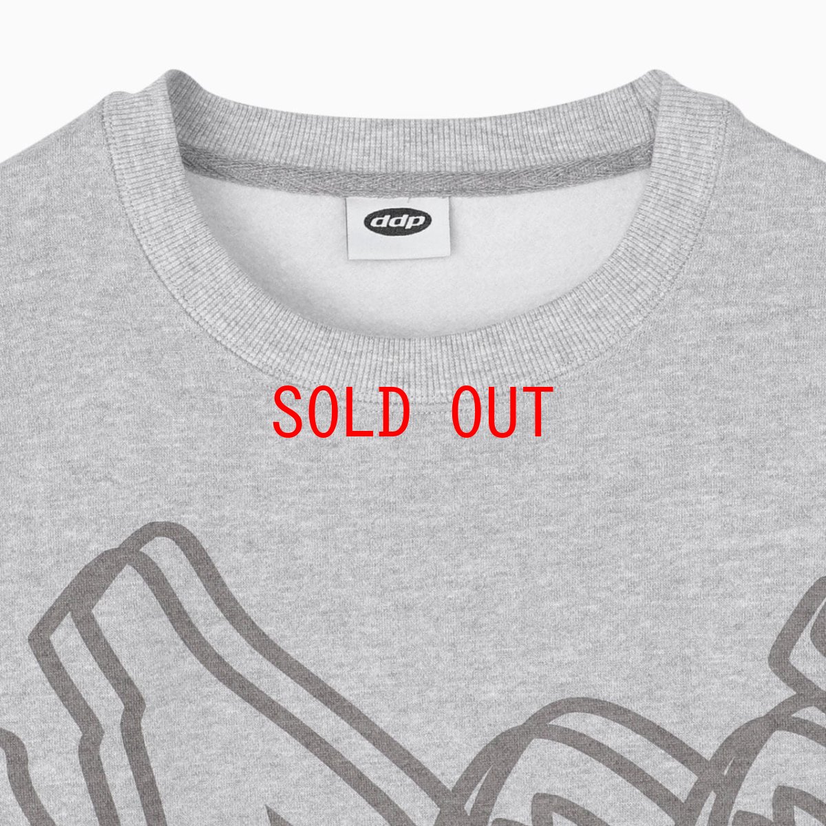 画像7: Art Logo Sweat Shirts Grey クルーネック ロゴ スウェット シャツ (7)