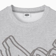 画像7: Art Logo Sweat Shirts Grey クルーネック ロゴ スウェット シャツ (7)
