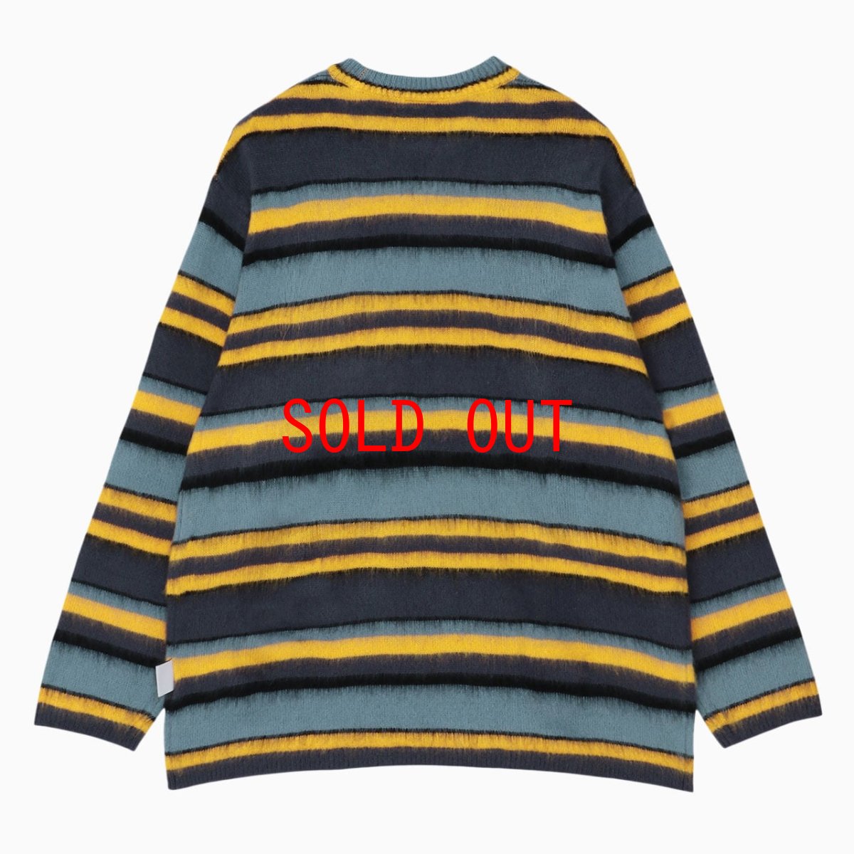 画像3: Vintage Multi Border Knit Pullover ヴィンテージ ボーダー ニット プルオーバー (3)