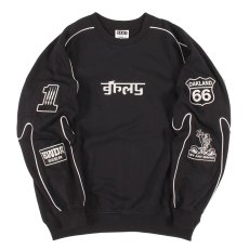 画像2: Race War Vintage Crewneck Sweat Black プルオーバー クルーネック スウェット シャツ (2)