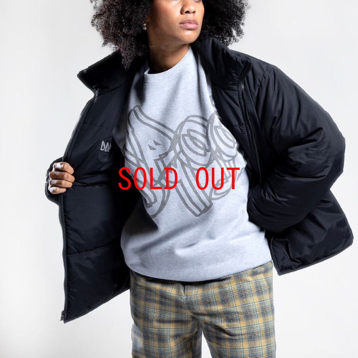 画像6: Art Logo Sweat Shirts Grey クルーネック ロゴ スウェット シャツ (6)