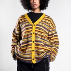 画像2: Vintage Multi Border Knit Cardigan ヴィンテージ ボーダー ニット カーディガン (2)