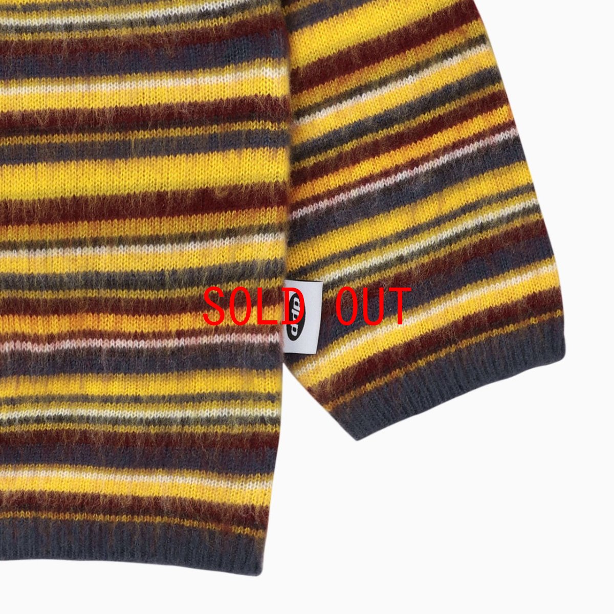 画像8: Vintage Multi Border Knit Cardigan ヴィンテージ ボーダー ニット カーディガン (8)