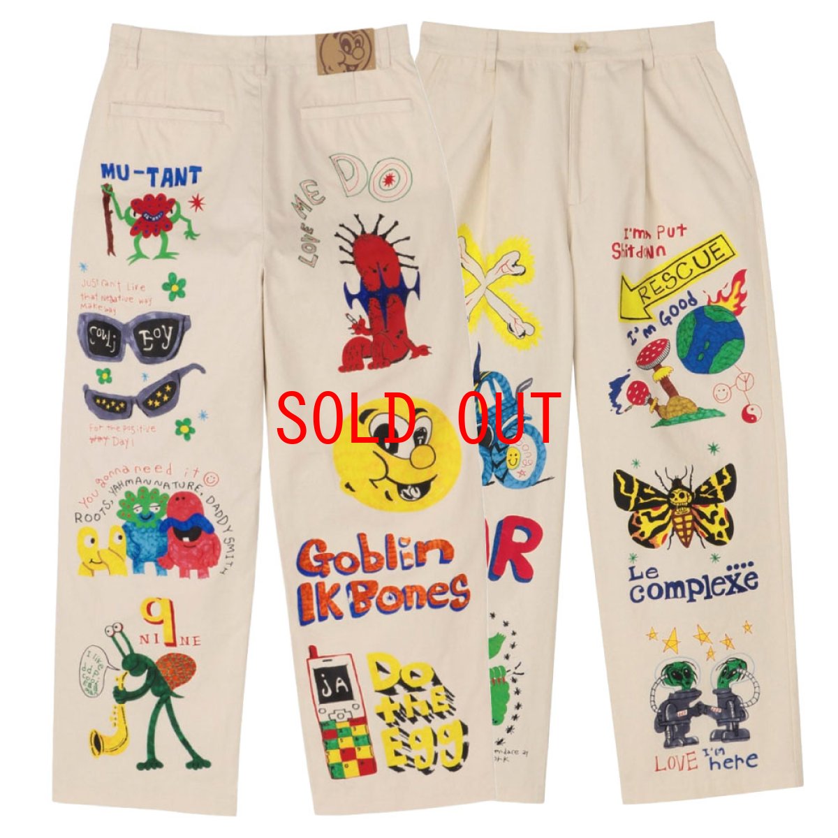 画像5: × Tomason Art Monster Wide Pants モンスター ワイド チノ パンツ (5)