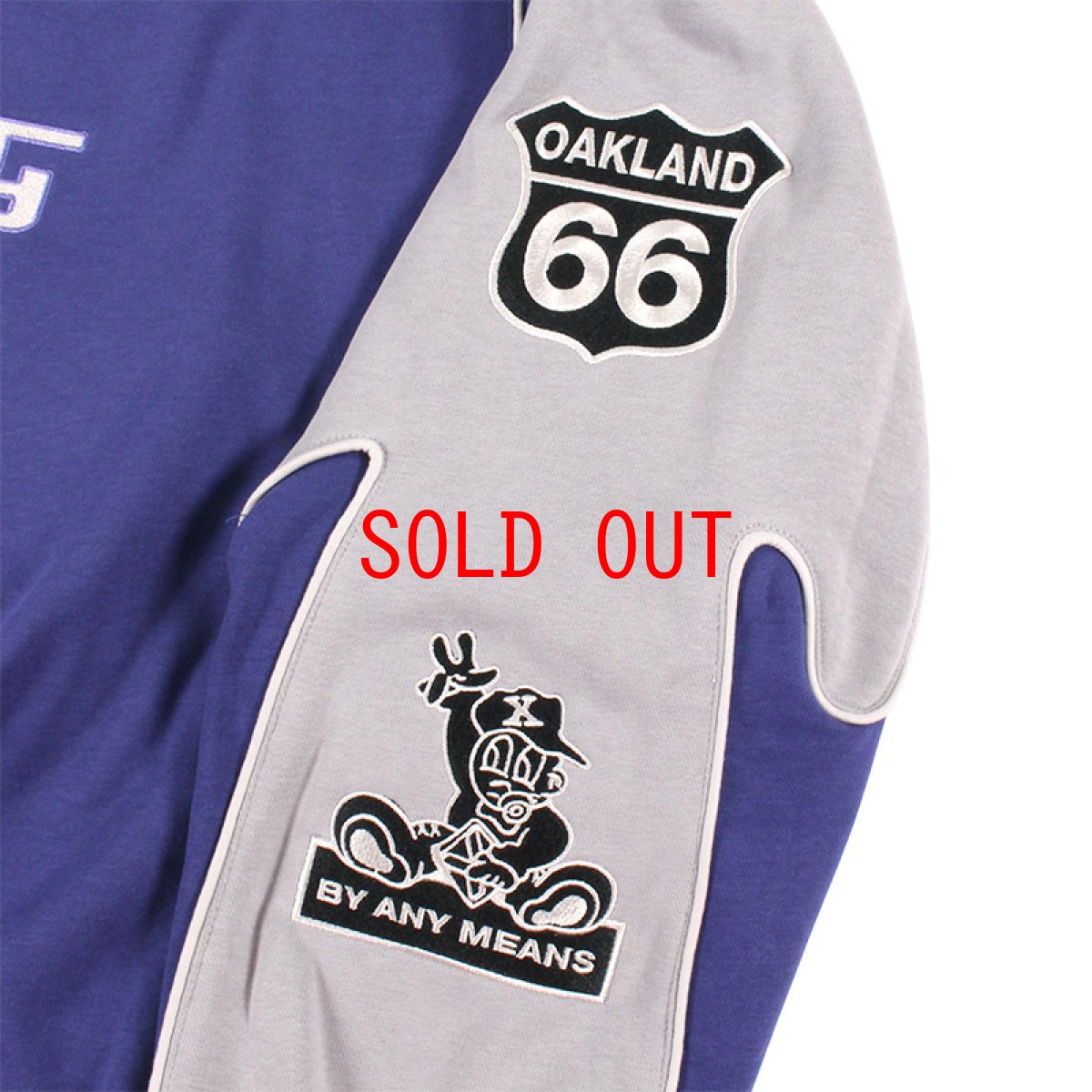 画像4: Race War Vintage Crewneck Sweat Blue プルオーバー クルーネック スウェット シャツ (4)