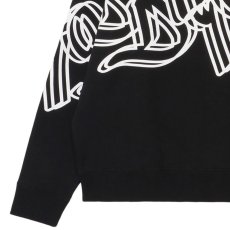画像4: Art Logo Sweat Shirts Black クルーネック ロゴ スウェット シャツ (4)
