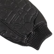 画像7: Sampans PU Leather Jacket Black フェイク レザー ジャケット (7)