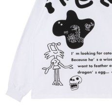 画像5: × Tomason Art L/S Monster Tee White ドルマン スリーブ 長袖 Tシャツ (5)