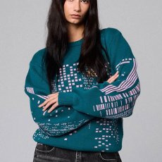 画像8: Royal Pow Knit Sweater Green プルオーバー クルーネック セーター ニット シャツ (8)