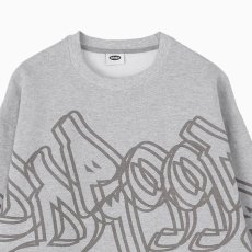 画像4: Art Logo Sweat Shirts Grey クルーネック ロゴ スウェット シャツ (4)