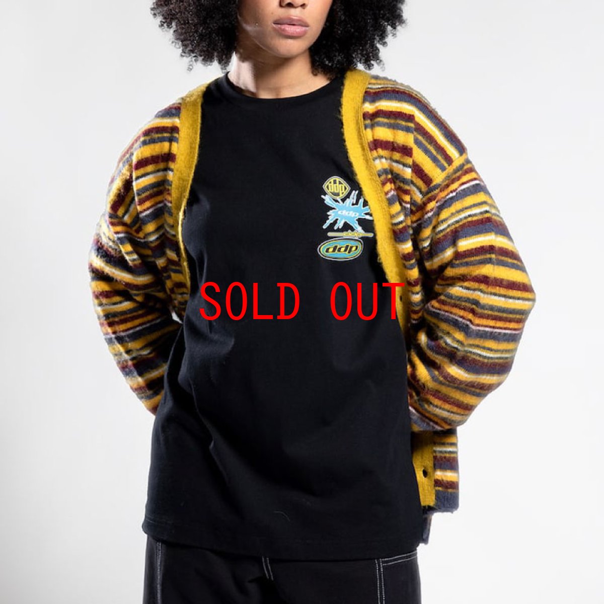 画像6: Vintage Multi Border Knit Cardigan ヴィンテージ ボーダー ニット カーディガン (6)