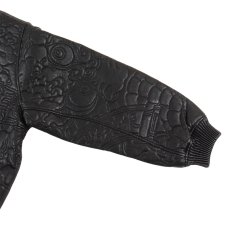 画像15: Sampans PU Leather Jacket Black フェイク レザー ジャケット (15)