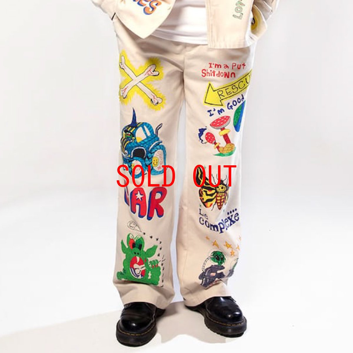 画像13: × Tomason Art Monster Wide Pants モンスター ワイド チノ パンツ (13)