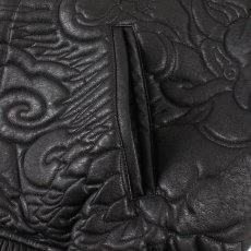 画像11: Sampans PU Leather Jacket Black フェイク レザー ジャケット (11)