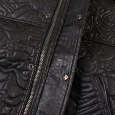 画像16: Sampans PU Leather Jacket Black フェイク レザー ジャケット (16)