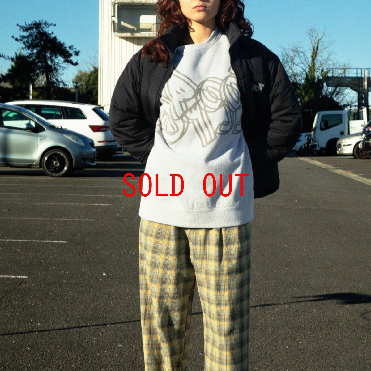 画像11: Art Logo Sweat Shirts Grey クルーネック ロゴ スウェット シャツ (11)