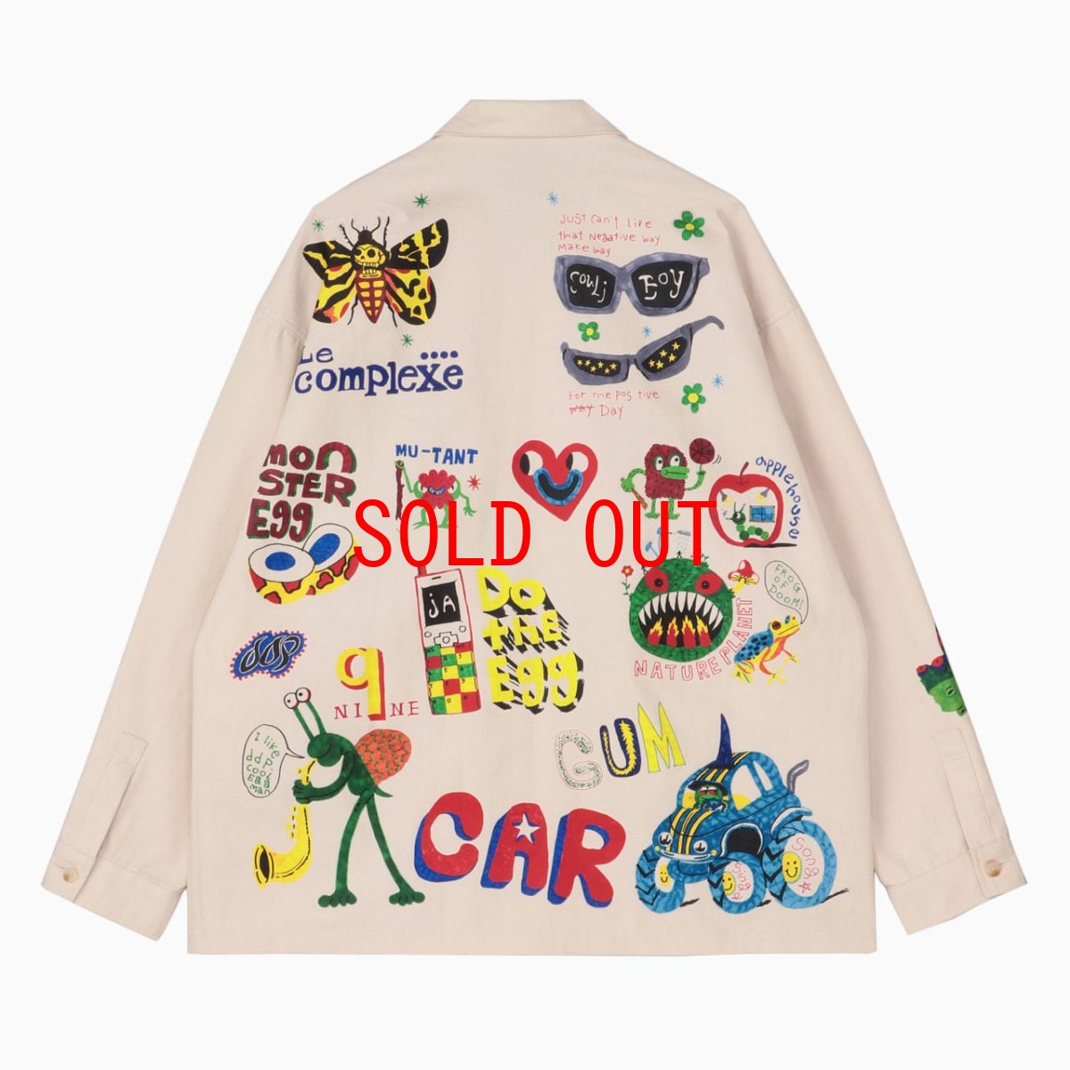 画像4: × Tomason Art Monster Coverall Jacket モンスター カバーオール ジャケット (4)