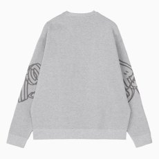 画像5: Art Logo Sweat Shirts Grey クルーネック ロゴ スウェット シャツ (5)