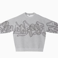 画像8: Art Logo Sweat Shirts Grey クルーネック ロゴ スウェット シャツ (8)