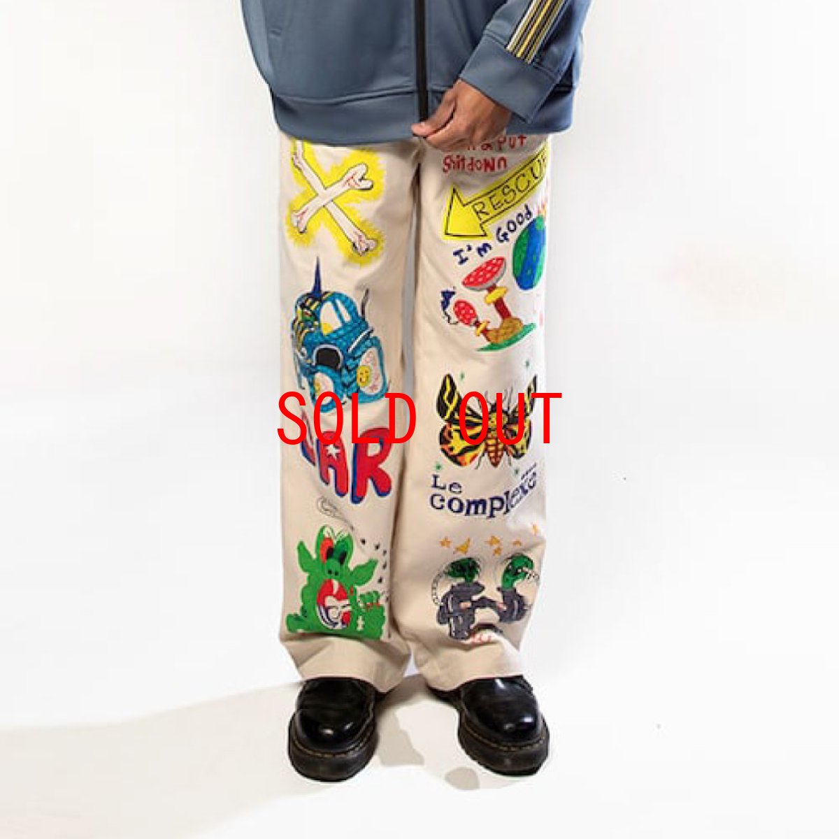 画像2: × Tomason Art Monster Wide Pants モンスター ワイド チノ パンツ (2)