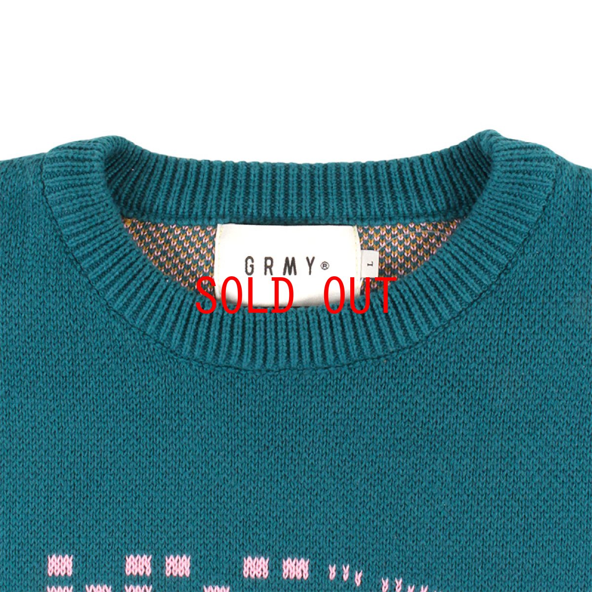 画像6: Royal Pow Knit Sweater Green プルオーバー クルーネック セーター ニット シャツ (6)