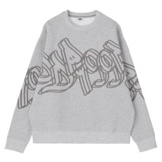 画像3: Art Logo Sweat Shirts Grey クルーネック ロゴ スウェット シャツ (3)