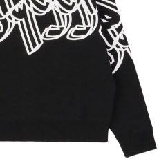 画像3: Art Logo Sweat Shirts Black クルーネック ロゴ スウェット シャツ (3)