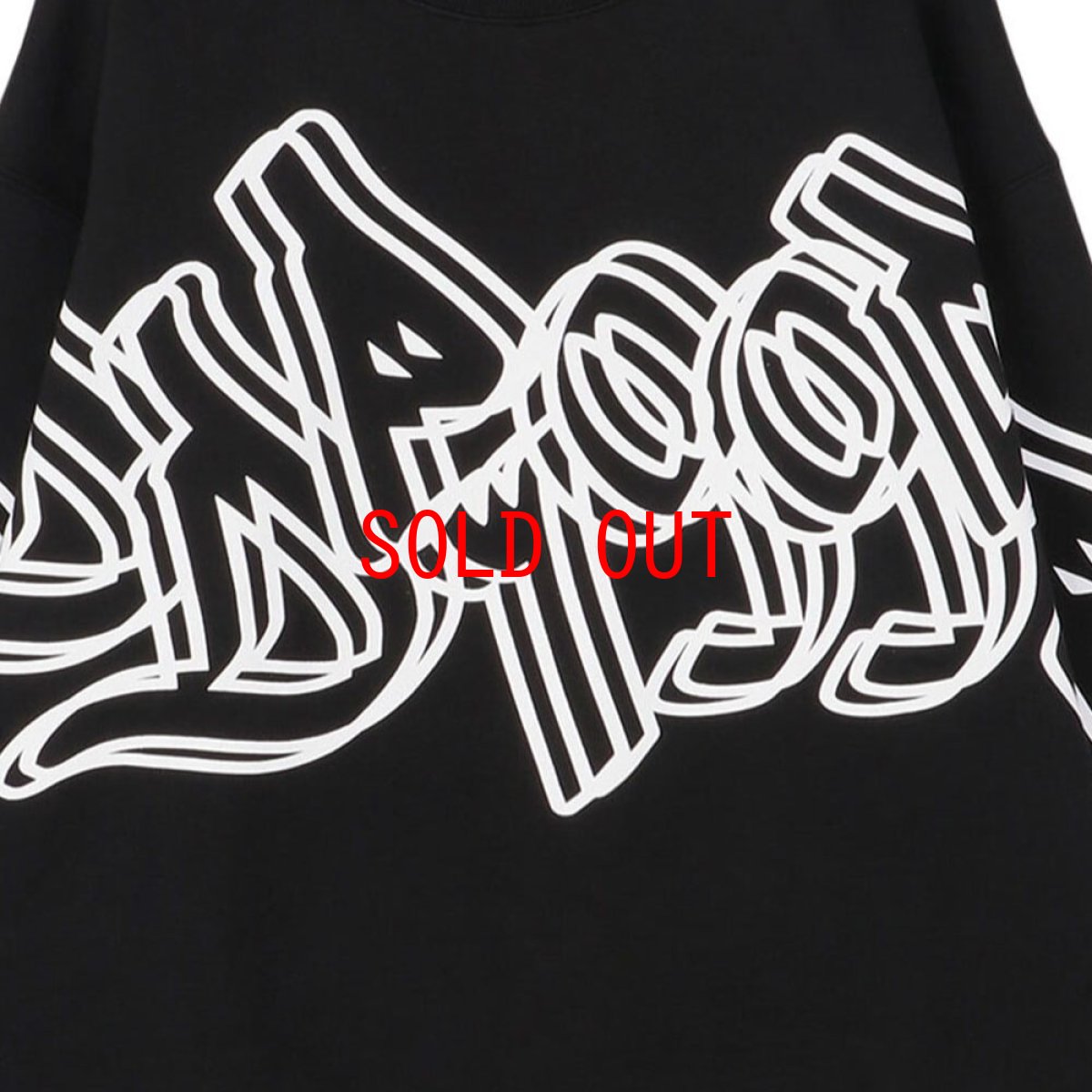 画像5: Art Logo Sweat Shirts Black クルーネック ロゴ スウェット シャツ (5)