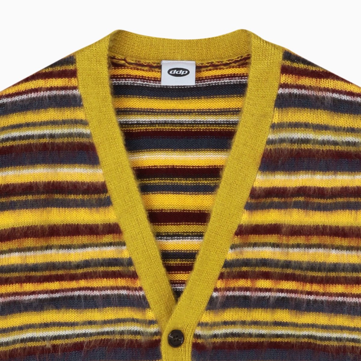 画像7: Vintage Multi Border Knit Cardigan ヴィンテージ ボーダー ニット カーディガン (7)