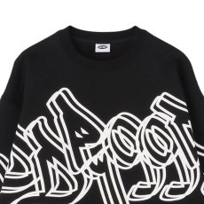 画像2: Art Logo Sweat Shirts Black クルーネック ロゴ スウェット シャツ (2)
