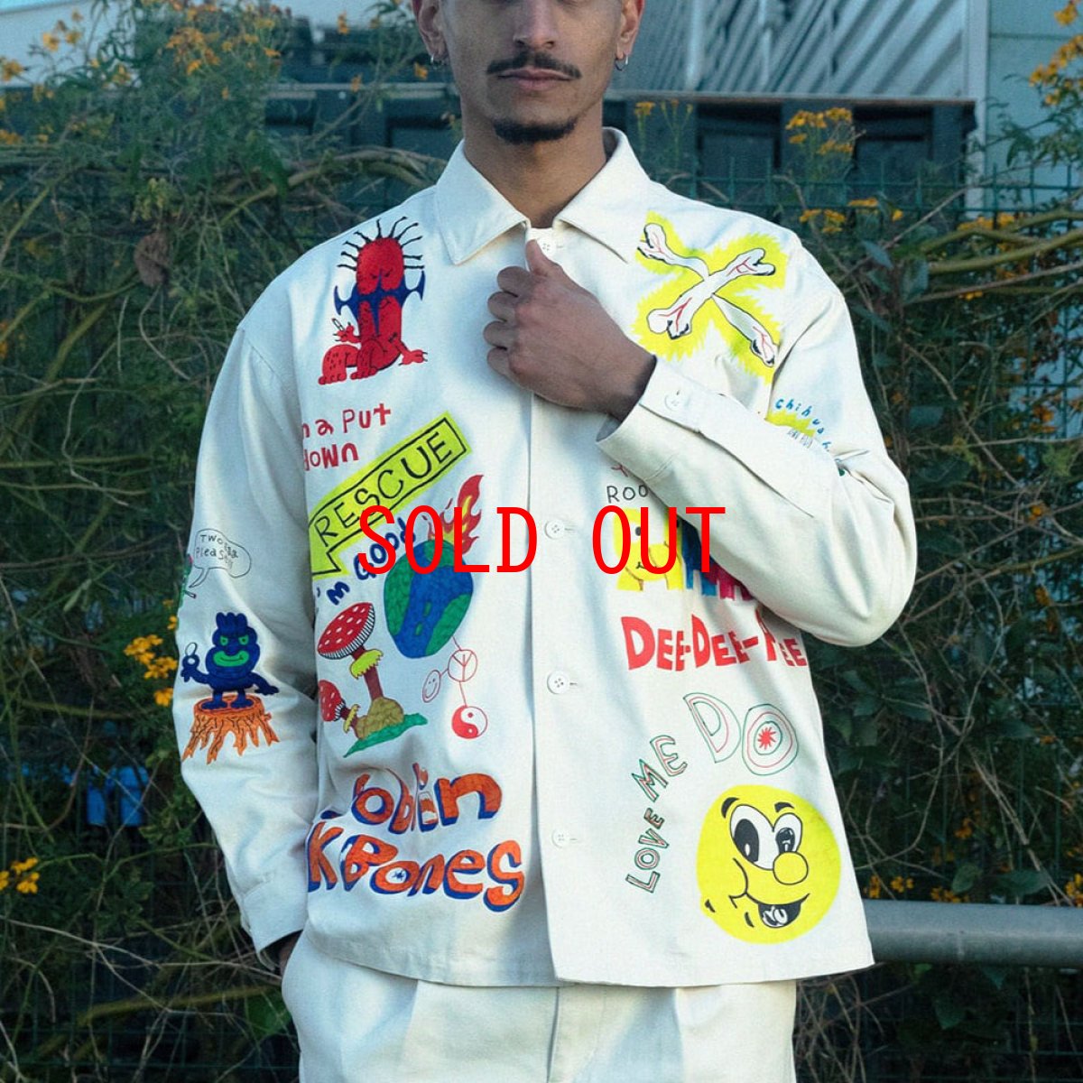 画像5: × Tomason Art Monster Coverall Jacket モンスター カバーオール ジャケット (5)