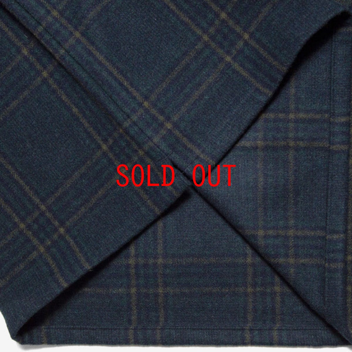 画像6: Flannel Half Zip Shirt Blackwatch フランネル チェック ハーフ ジップ シャツ (6)