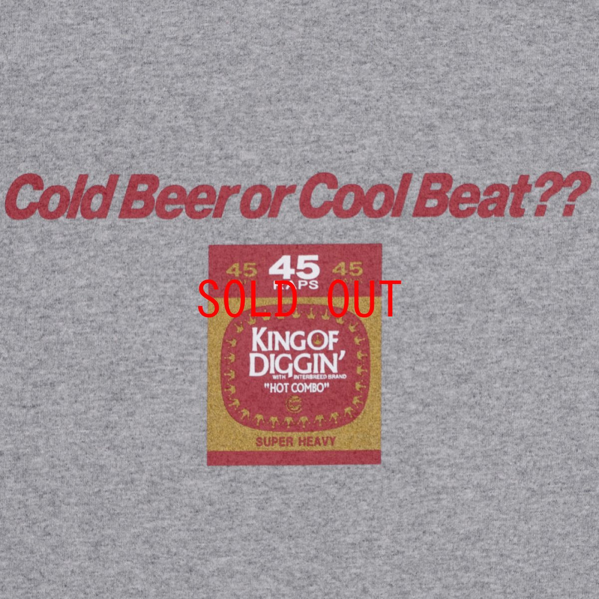 画像3: x King Of Diggin 45 Raps S/S Tee Grey DJ MURO コラボレーション 半袖 Tシャツ (3)