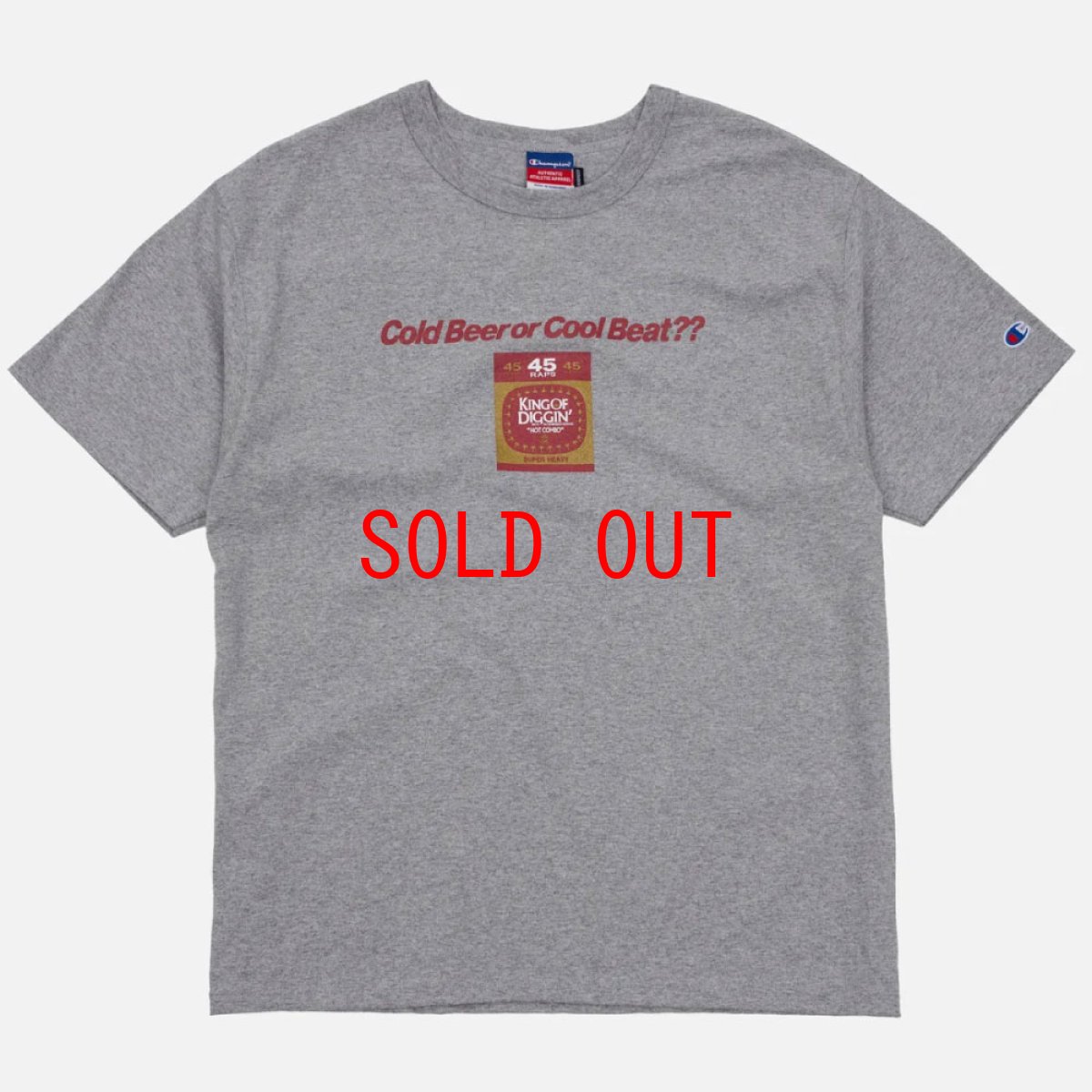 画像1: x King Of Diggin 45 Raps S/S Tee Grey DJ MURO コラボレーション 半袖 Tシャツ (1)