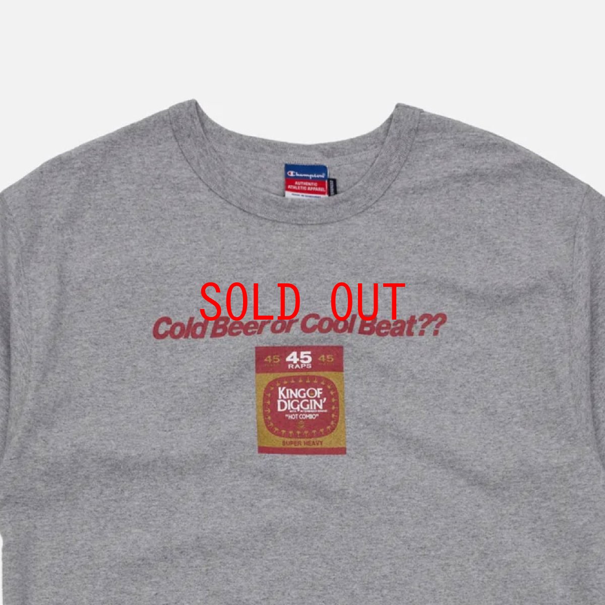 画像6: x King Of Diggin 45 Raps S/S Tee Grey DJ MURO コラボレーション 半袖 Tシャツ (6)