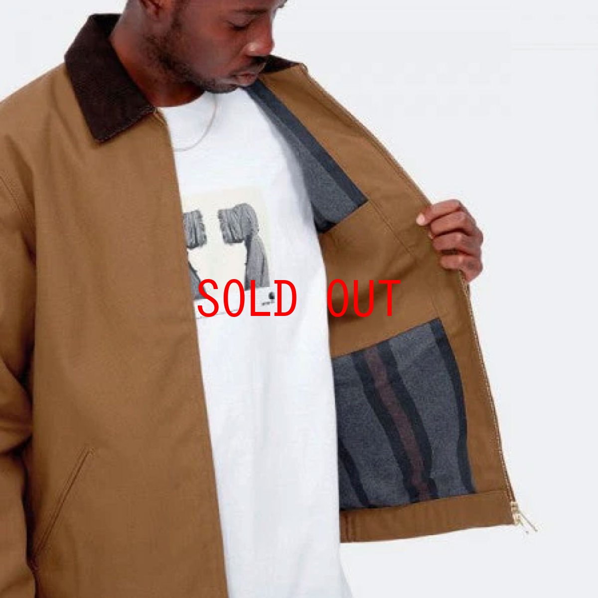 画像7: Detroit Jacket Brown rinsed デトロイト ジャケット ヘビーウェイト キャンバス (7)