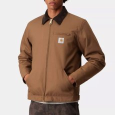 画像1: Detroit Jacket Brown rinsed デトロイト ジャケット ヘビーウェイト キャンバス (1)