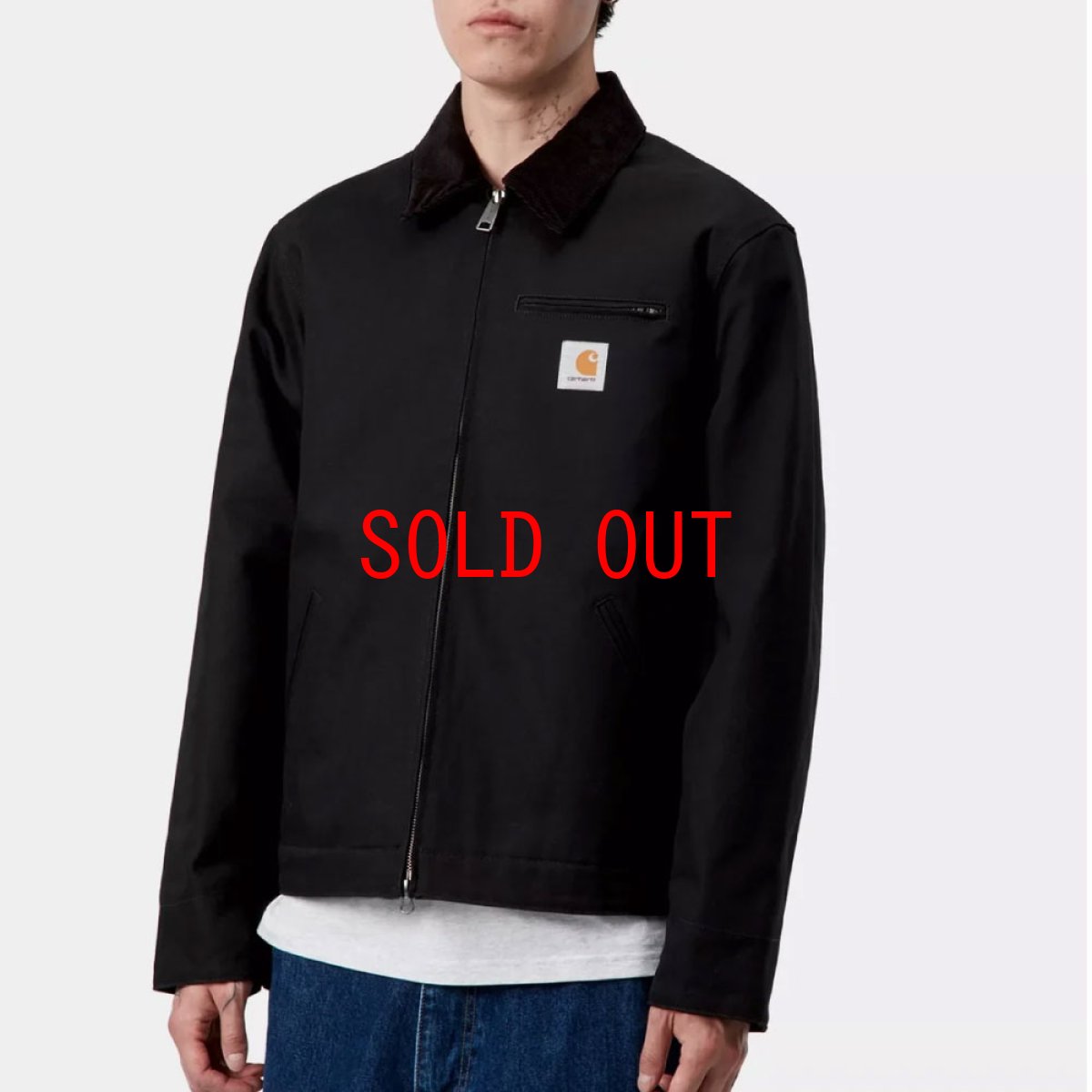 画像3: Detroit Jacket Black Black rinsed デトロイト ジャケット ヘビーウェイト キャンバス (3)