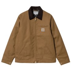 画像3: Detroit Jacket Brown rinsed デトロイト ジャケット ヘビーウェイト キャンバス (3)