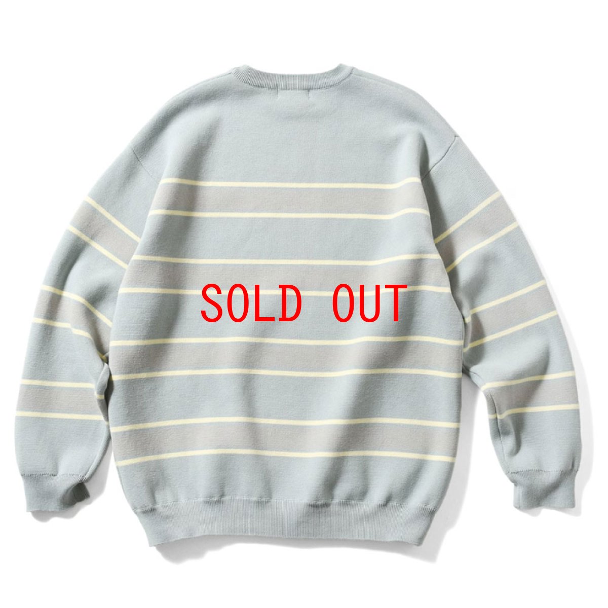 画像2: LFYT Heritage Cotton Knit Sweater BLU ハイゲージ コットン ニット ボーダー セーター (2)