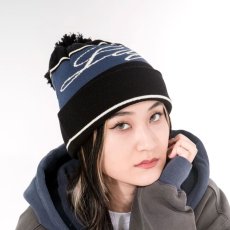 画像2: Playfield Pom Knit Cap Beanie ポンポン ビーニー ニット キャップ 帽子 (2)