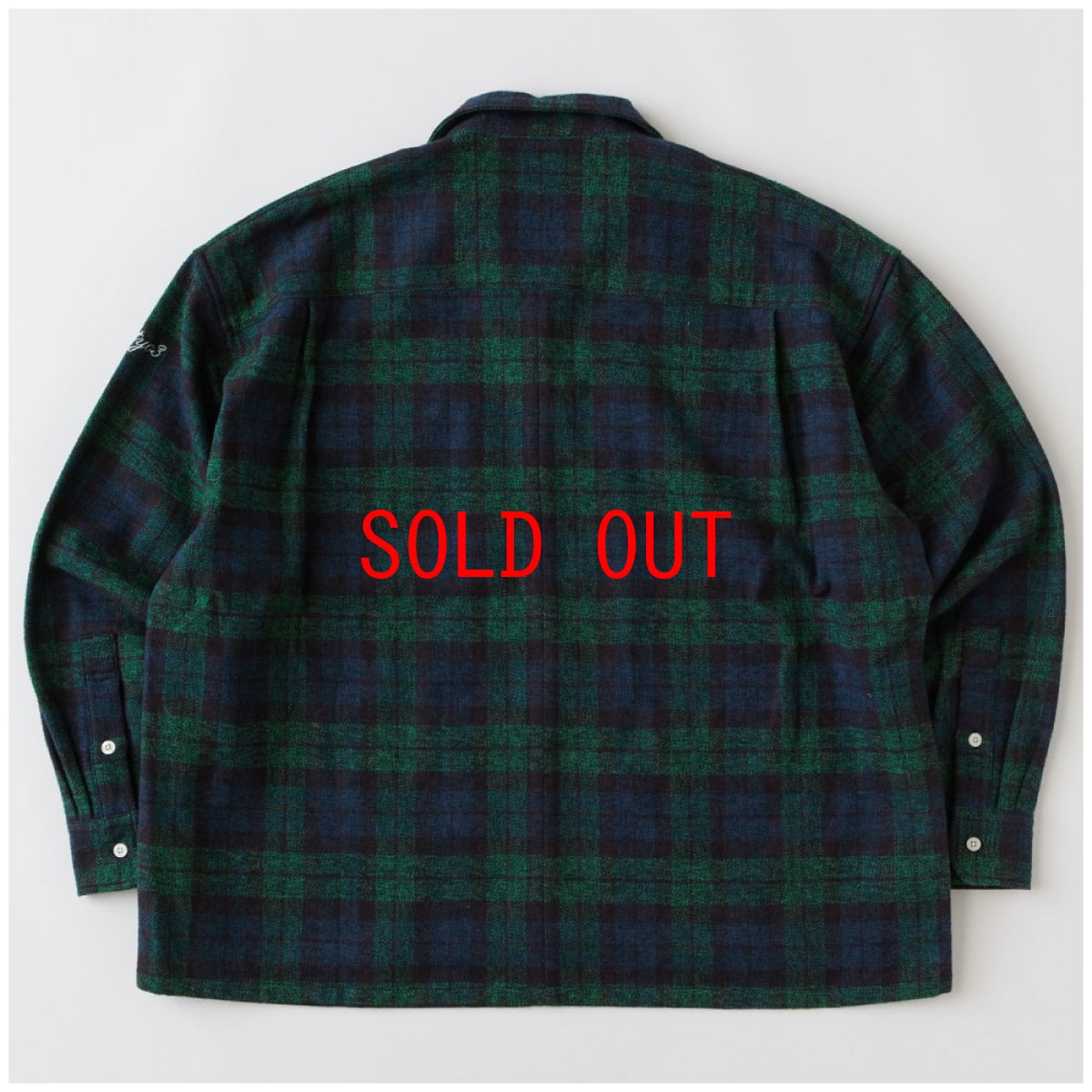 画像3: 【FAT 沖縄 シャツ メンズファッション 通販】F.A.T. HEATHERCROP L/S Check Shirts チェックネルワーク Green (3)