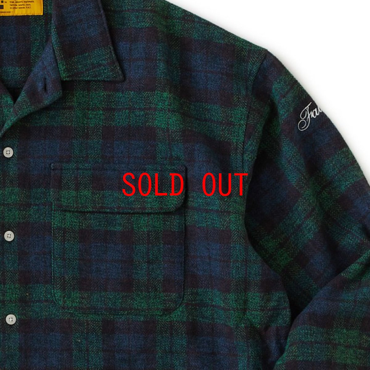 画像10: 【FAT 沖縄 シャツ メンズファッション 通販】F.A.T. HEATHERCROP L/S Check Shirts チェックネルワーク Green (10)