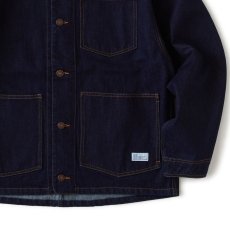 画像6: MACKSTEAM Denim Collarless Jacket デニム ノーカラー ジャケット (6)