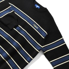 画像6: Heritage Cotton Knit Sweater BLK ハイゲージ コットン ニット ボーダー セーター (6)