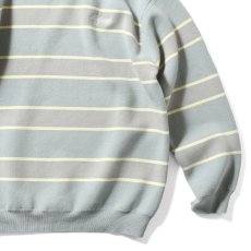 画像5: Heritage Cotton Knit Sweater BLU ハイゲージ コットン ニット ボーダー セーター (5)