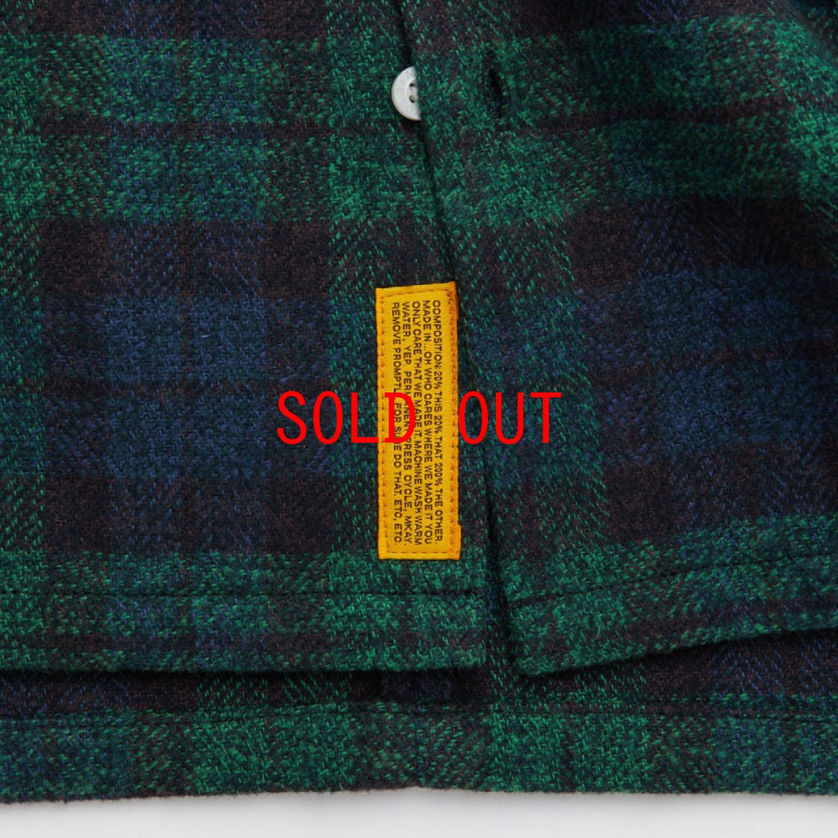 画像8: 【FAT 沖縄 シャツ メンズファッション 通販】F.A.T. HEATHERCROP L/S Check Shirts チェックネルワーク Green (8)