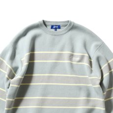 画像6: Heritage Cotton Knit Sweater BLU ハイゲージ コットン ニット ボーダー セーター (6)