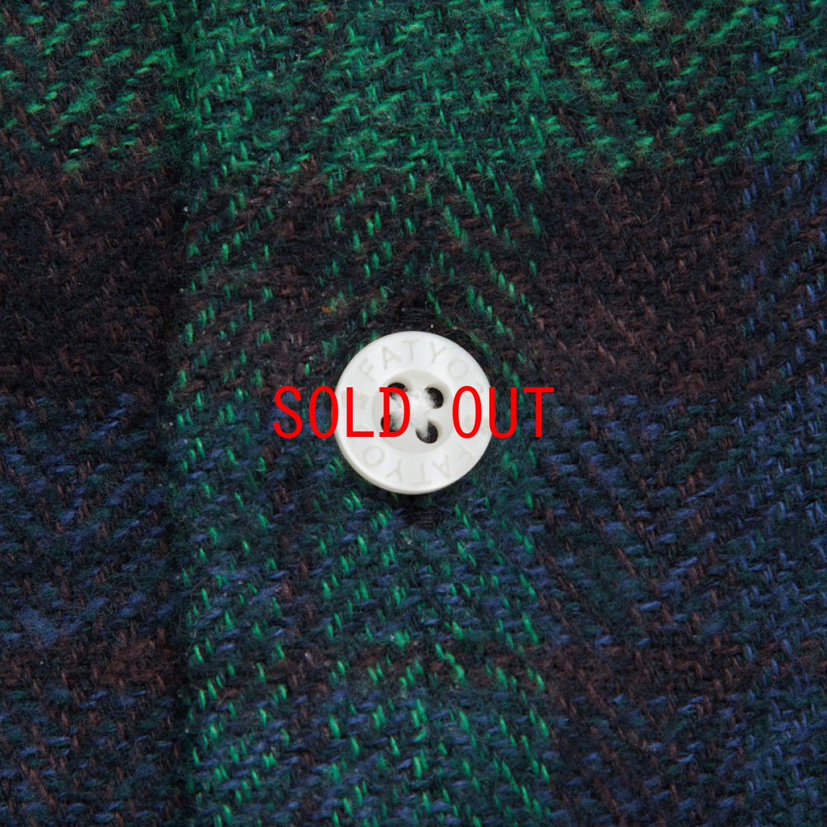 画像7: 【FAT 沖縄 シャツ メンズファッション 通販】F.A.T. HEATHERCROP L/S Check Shirts チェックネルワーク Green (7)