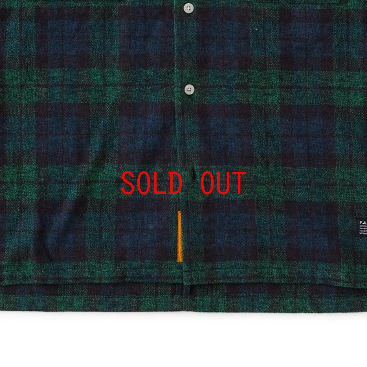 画像9: 【FAT 沖縄 シャツ メンズファッション 通販】F.A.T. HEATHERCROP L/S Check Shirts チェックネルワーク Green (9)